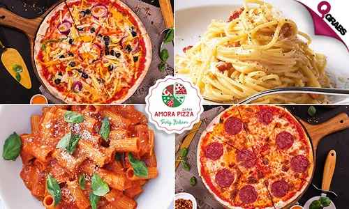 Pizzas, Pastas, & Paninis at Amora Pizza!